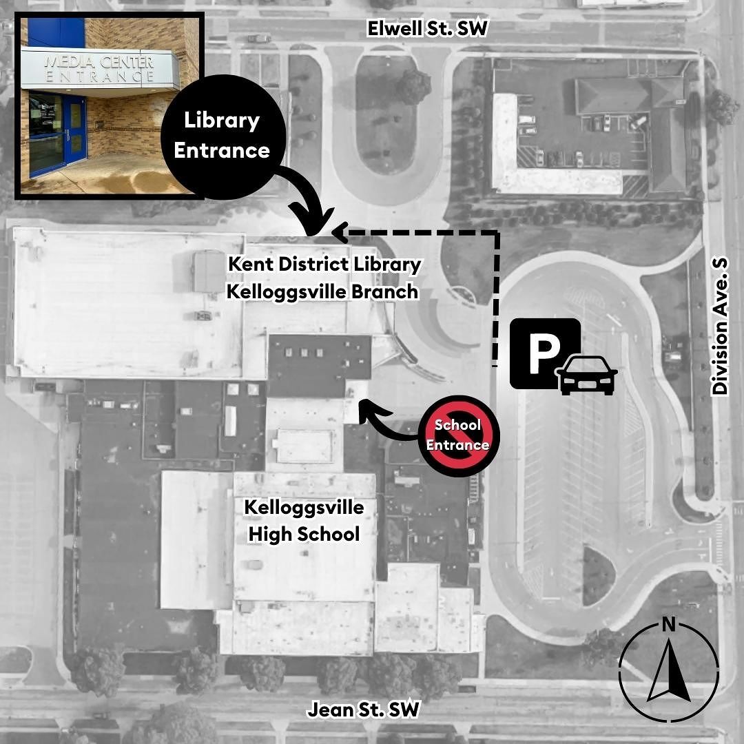 Map of library entrance