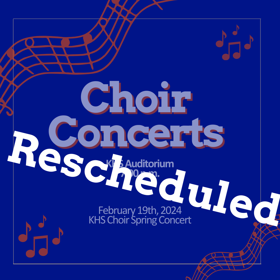 Choir Concert Rescheduled