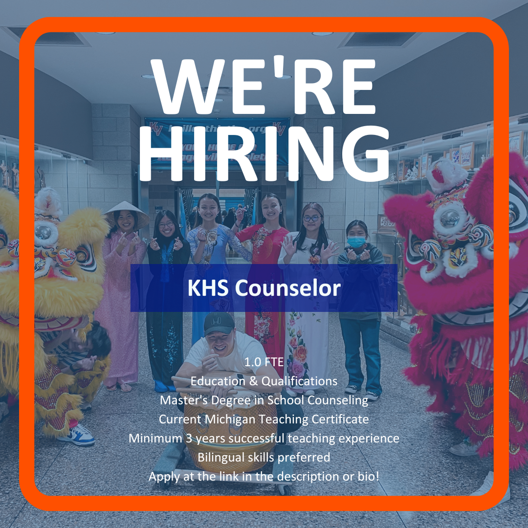 We're hiring KHS Counselor