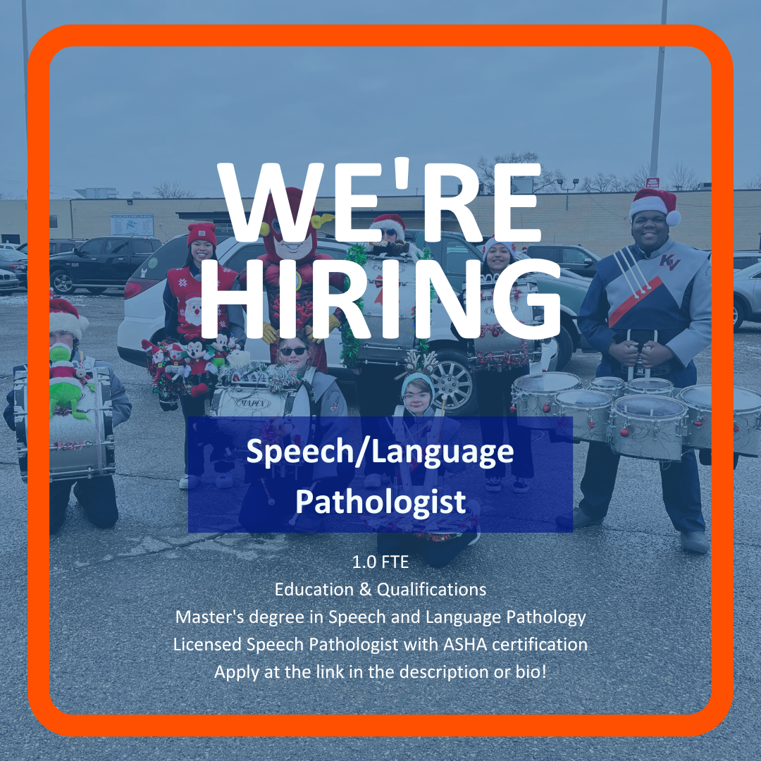 We're hiring speech/language pathologist